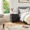 Dresser for Bedroom, Drawer Dresser Organizer Storage with 2 Drawers, Chest of Drawers with Fabric Bin, Wood Top for Bedroom, Entryway - 2 of 4