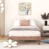 Modern Design Full Floating Platform Bed Frame for Grey Color - image 2 of 4