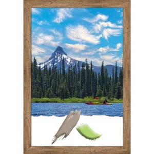 Amanti Art Owl Brown Narrow Wood Picture Frame - 1 of 4