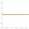 Black Bow Jewelry 1.3mm 14k Yellow Gold Diamond Cut Fancy Singapore Chain Necklace - 4 of 4
