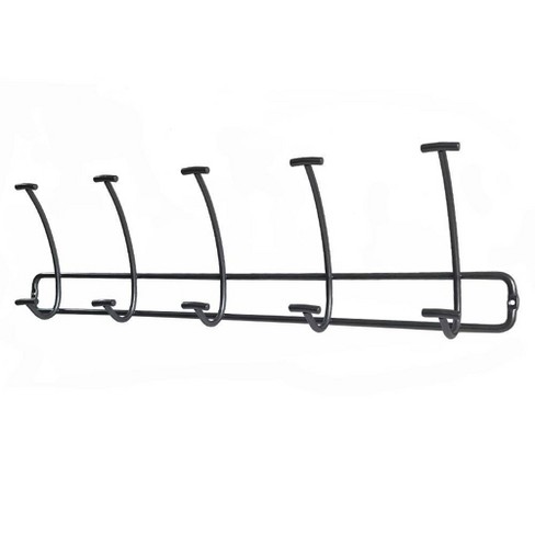 Bent Wire 5 Hooks Rail Black - Threshold™