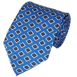 Men's Geometric Printed Design 100% Micro Fiber 3.25" W x 58" L Necktie - 1 of 3