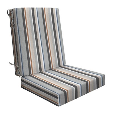 Honeycomb Outdoor Highback Dining Chair Cushion