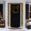 9ft Pre-Lit Christmas Wreath for Front Door, Extra Large Outdoor Artificial Wreath with Pine Cones for Indoor Porch & Party Decor - 4 of 4