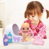 New Adventures Magic Nursery: 8" Baby Doll & Bassinet Gift Set - Pink - 4 of 4