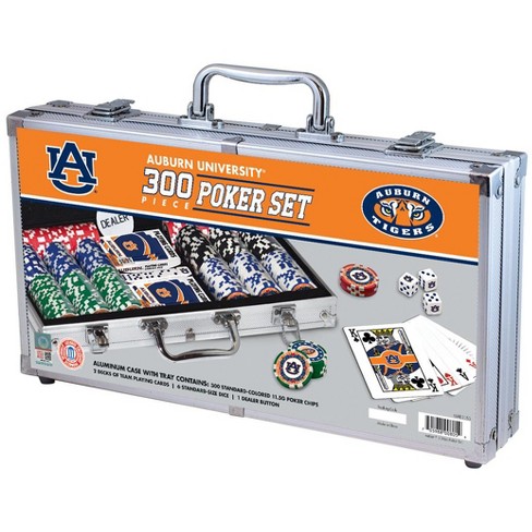 MasterPieces Casino Style 300 Piece Poker Chip Set - NCAA Auburn Tigers. - image 1 of 4