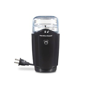 Hamilton Beach Coffee Grinder Black - 80410: Electric Blade Grinder for Coffee Beans, Medium Grind, 12 Cup Capacity - 1 of 4