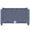 vidaXL Raised Bed 15.7"x15.7"x9.1" Polypropylene - 3 of 4