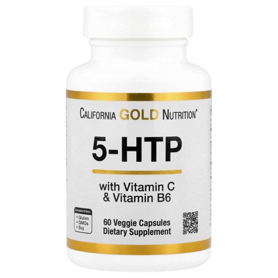 Lake Avenue Nutrition 5-HTP with Vitamin B6 & Vitamin C, 60 Veggie Capsules