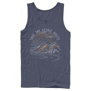 Men's Lost Gods Take the Scenic Route Road Tank Top - 1 of 3