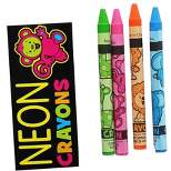 Nerd Block Neon Crayons 4-Pack