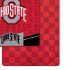 NCAA Ohio State Buckeyes Diagonal Ghost Checker Double Sided Blanket - 2 of 3
