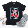 Simply Sage Market Patriotic Cherries Checkered Garment Dyed Tee - 3 of 4