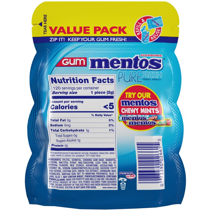 Mentos Fresh Mint Chewing Gum - 8.46oz, 3 of 5