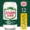 Canada Dry Zero Sugar Ginger Ale Soda - 12pk/12 fl oz Cans - image 2 of 4