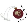 Fordham University Primary Logo Mini Small Tiny Wood Christmas Tree Holiday Ornament - 4 of 4