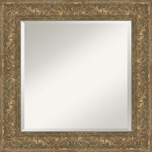 Amanti Art Luxe Beveled Framed Bathroom Vanity Wall Mirror - 1 of 4