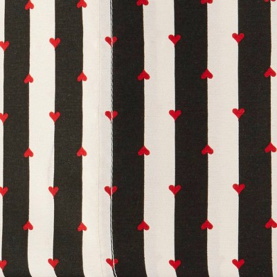 Black and White Striped Twin XL Microfiber Sheet Set