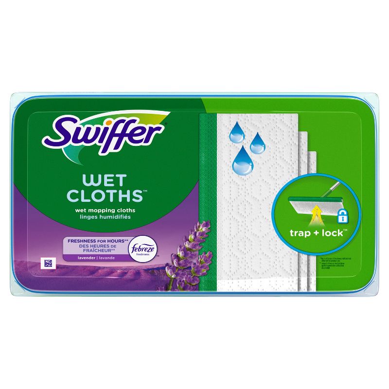 Swiffer Sweeper Wet Mopping Cloths with Febreze Freshness - Lavender Vanilla &#38; Comfort - 24ct, 3 of 17