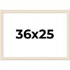 PosterPalooza | 36x25 Wide Barnwood Picture Frame, UV Acrylic, 6 Finishes - Grey, Brown, White, and Black - 2 of 4