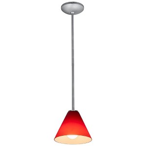 Access Lighting Martini 1 - Light Pendant in  Brushed Steel - 1 of 1