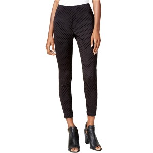 maison Jules Womens Dot-Print Casual Cropped Pants - 1 of 1