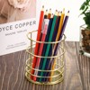 Unique Bargains Wire Metal Large Capacity Office Home Pencil Holders 2 Pcs - 4 of 4