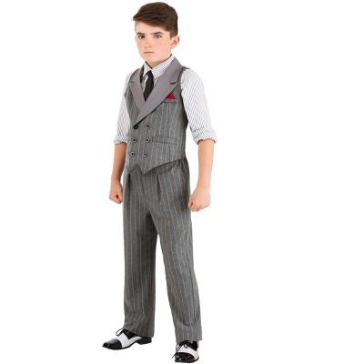 Halloweencostumes.com Large Kid's Ruthless Boss Costume, White/gray ...