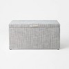 Lynwood Cube Bench Ticking Striped (FA) - Threshold™ designed with Studio McGee - image 3 of 4