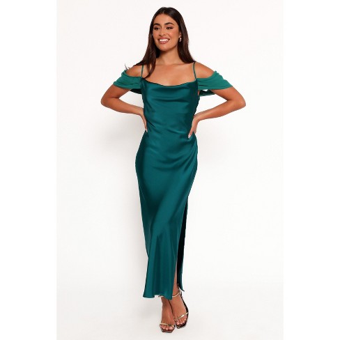 Reyna Off Shoulder Maxi Dress - Emerald Green M : Target