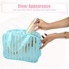 Unique Bargains Large Capacity PVC Clear Zipper Makeup Bag Organizers 1 Pc - 3 of 4