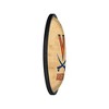 College Basketball Hardwood Design Oval Slimline Lighted Wall Sign - 3 of 4