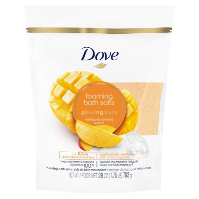 Dove Nourishing Secrets Glowing Ritual Sulfate Free Nourishing Bath Salt Mango & Almond - 28oz