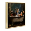 Stupell Industries Tiger in Floral Bathtub, 18" x 18" - 3 of 4