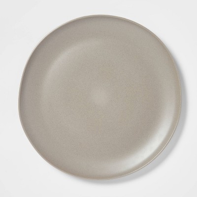 10" Plastic Redington Dinner Plate Brown - Threshold™
