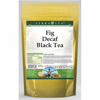 TerraVita Fig Decaf Black Tea (50 tea bags, ZIN: 531523, 3-Pack)