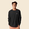 Dalix Astronaut Embroidered Cotton Classic Fit Long Sleeve Crewneck Tee Shirt Mens - 3 of 4