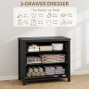 Dresser for Bedroom Chest of Dressers for Closet with Drawers Night Stand Large Clothes Storage Cabinet for Bedroom, Living Room, Hallway - 4 of 4