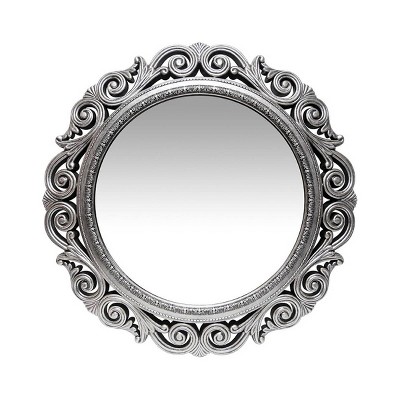22" Round Wall Mirror Antique Silver - Infinity Instruments