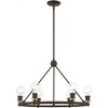 Livex Lighting Lansdale 6 - Light Chandelier in  Bronze/Antique Brass - 3 of 4