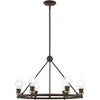 Livex Lighting Lansdale 6 - Light Chandelier in  Bronze/Antique Brass - image 3 of 4