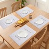 REGALWOVEN Placemats Set of 6 Plastic Placemats for Dining Table Decor Washable Kitchen Table Mat with Fish Scale Pattern - 3 of 4