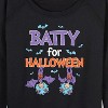 Women's - Dr. Seuss - Batty For Halloween Thing 1 and Thing 2 Lightweight French Terry Wide Neck Long Sleeve Shirt - 2 of 4
