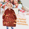 Catalonia Blanket Hoodie Sweatshirt for Kid, Fleece Snuggy Soft Wearable Blanket Pullover 4-12 Years Boy Girl Cozy Warm Gift - 4 of 4