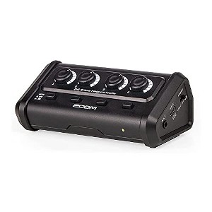 Zoom ZHA-4  4 Headphone Amplifier with Volume & Mute Functions, for Podcasting, Music - 1 of 4