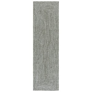 Braided BRA260  Machine Washable UV Resistant Stain Resistant Non-Shedding Hand Woven Indoor/Outdoor Rugs - Safavieh - 1 of 4