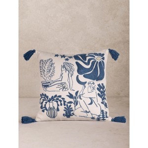 Sialkot Throw Pillow 20"x20" - 1 of 4