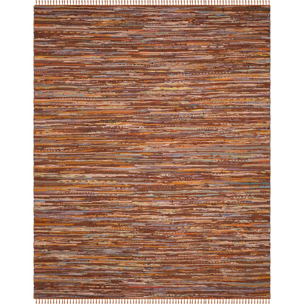 10'x14' Raquel Woven And Flatweave Rug Gold/Multi - Safavieh