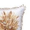 C&F Home 18" x 18" Thankful Wheat Printed and Embroidered Throw Pillow - 2 of 4