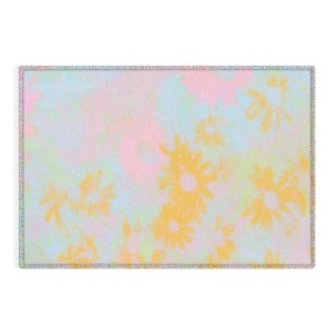 SunshineCanteen gentle flowers Outdoor Rug - Deny Designs - 1 of 4